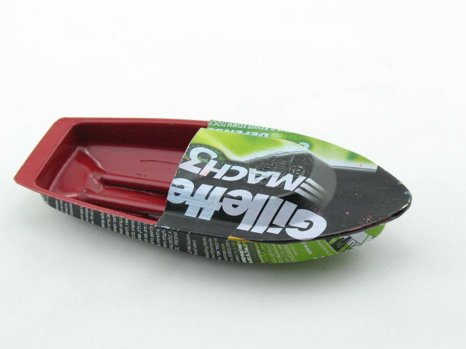 Blechspielzeug - Kerzenboot, Dampfboot, Pop Pop Boat Recycled