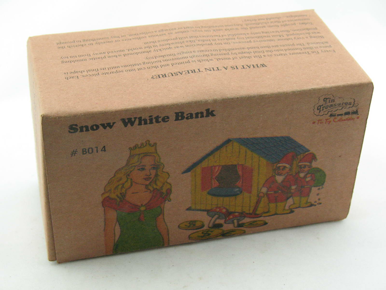 Blechspielzeug - Spardose Snow White Bank, Schneewittchen