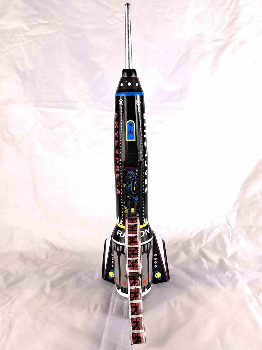 Blechspielzeug - Rakete schwarz 'RADON' von DBS