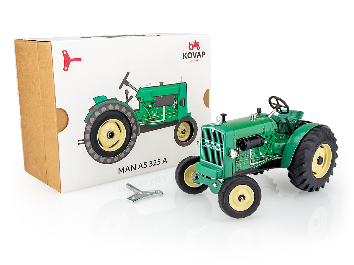 Traktor MAN AS 325 A von KOVAP - Blechspielzeug