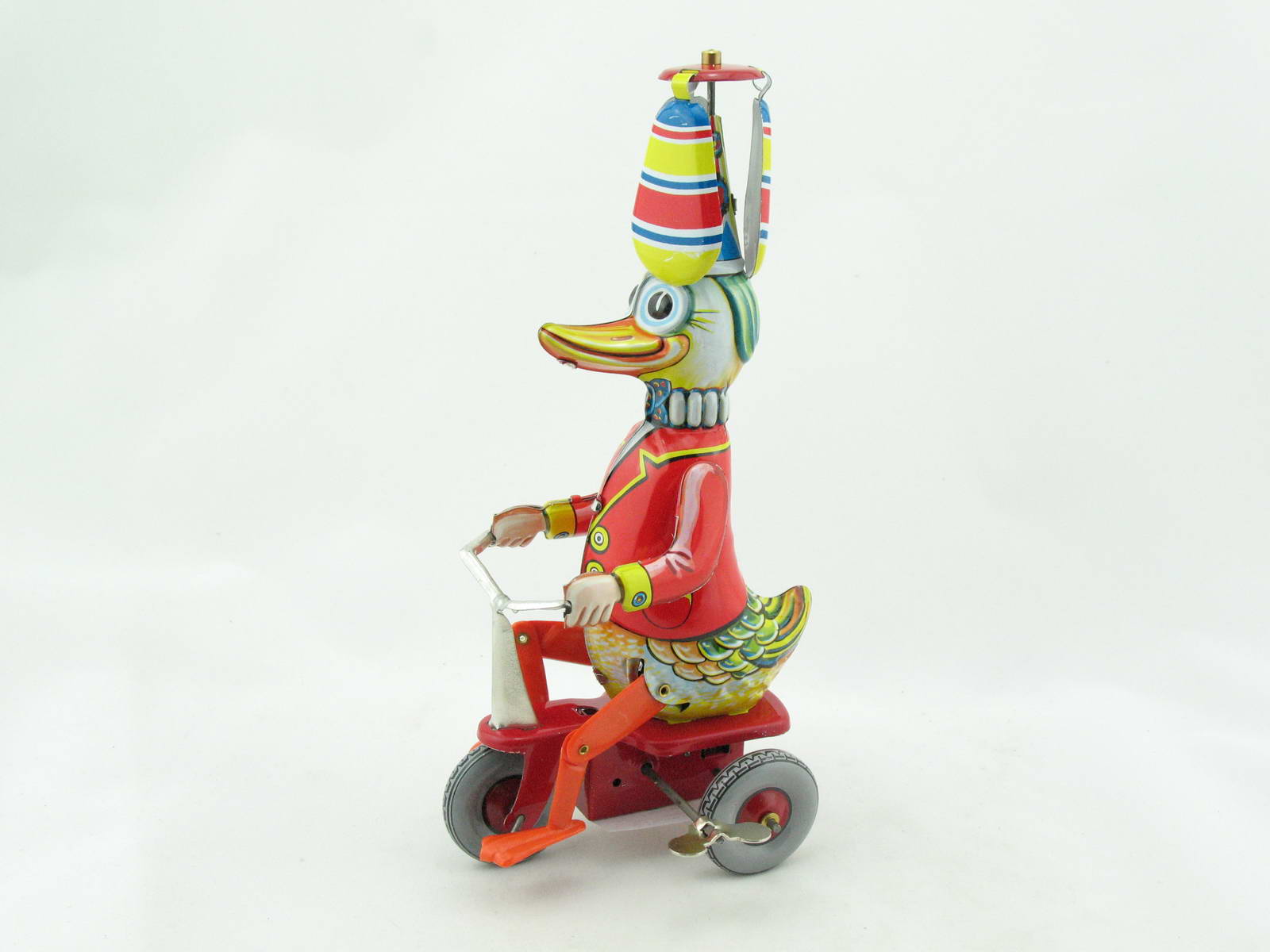 Blechspielzeug - Ente auf Dreirad, made in Germany
