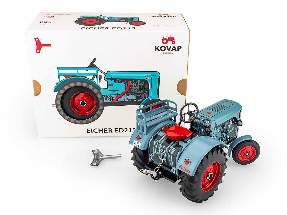 Traktor Eicher ED 215 von KOVAP - Blechspielzeug