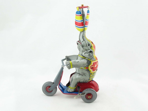Blechspielzeug - Elefant auf Dreirad BRD