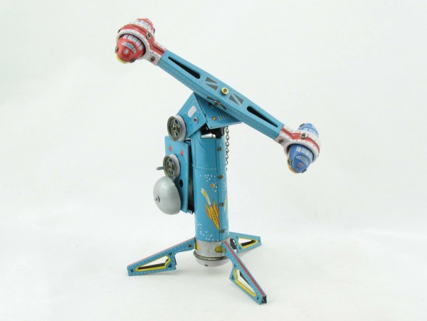 Blechspielzeug - Roboter Karussell RAKETEN-RITT, Rocket Ride