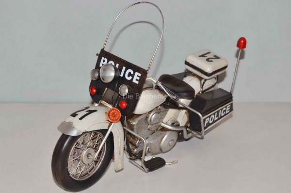 Blechmodell - US-Motorrad Harley Polizei