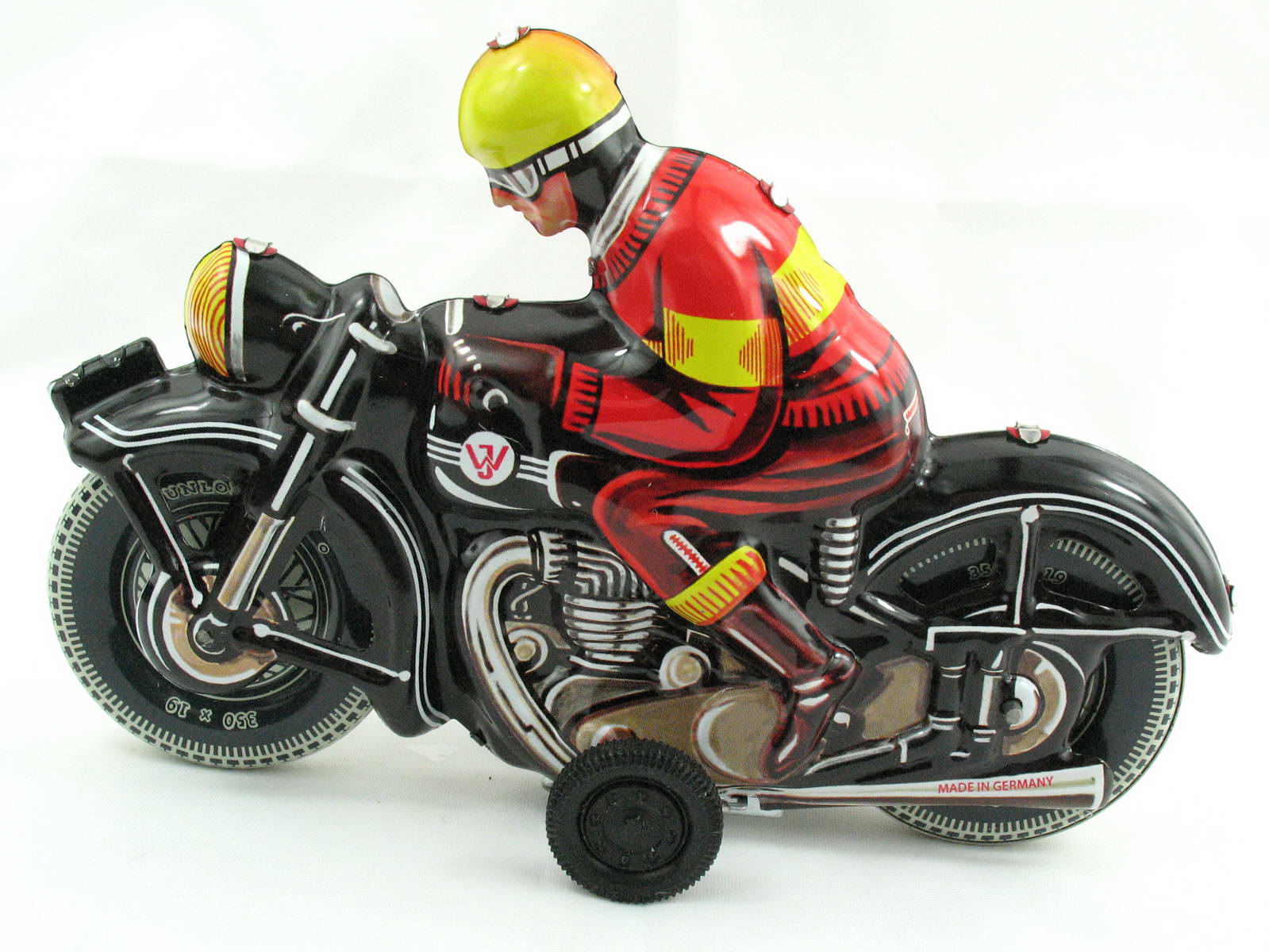 Motorrad schwarz Deutschland 2450588 Blechspielzeug