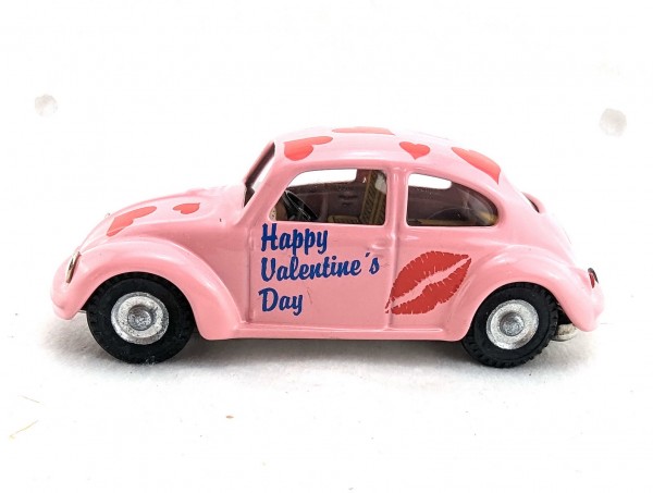 VW Käfer, Sondermodell 'Happy Valentine', CKO Replica von KOVAP - Blechspielzeug