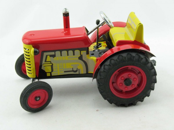 Traktor Zetor rot von KOVAP - Blechspielzeug