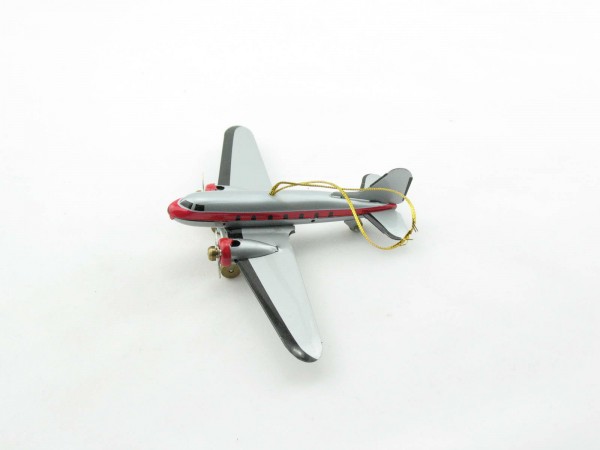 Blechspielzeug - Deko-Flugzeug DC3