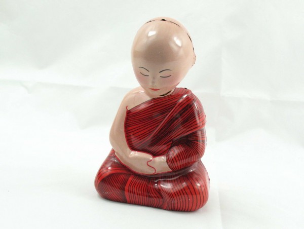 Blechspielzeug - Der meditierende Mönch