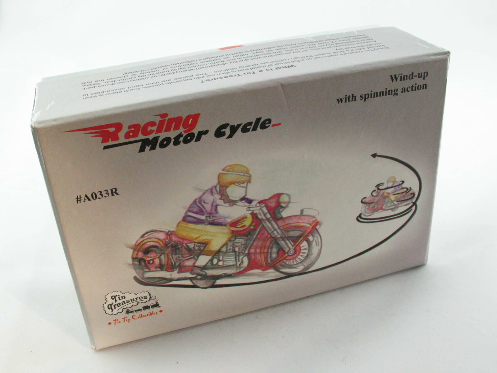 Motorrad Motoracer Classic rot  1192033 Blechspielzeug 