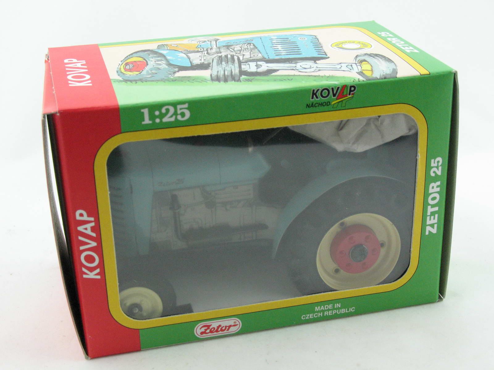 Traktor ZETOR 25 von KOVAP 0384 Blechspielzeug 