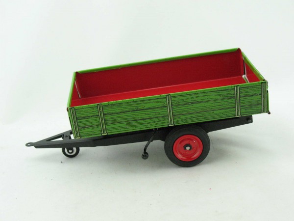 Traktor Anhänger Kipper, grün von KOVAP - Blechspielzeug