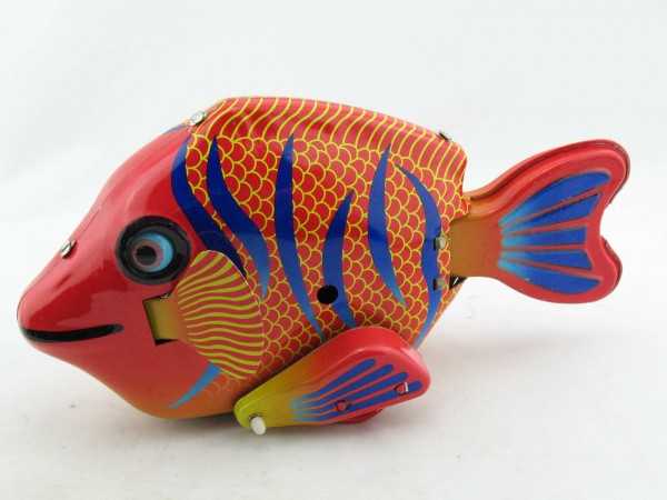 Blechspielzeug - Fisch groß, Happy Fish