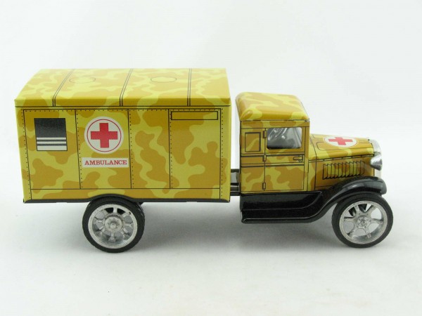 Hawkeye LKW Ambulanz, sandfarben von KOVAP - Blechspielzeug